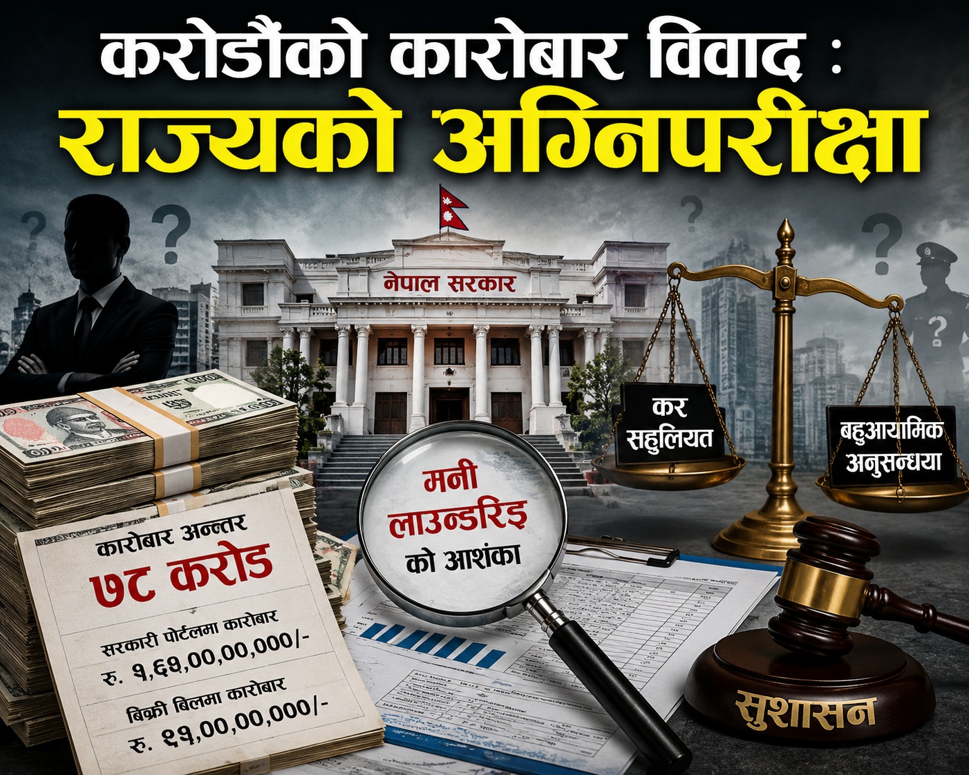 ७८ करोडको कारोबार अन्तर: कर सहुलियत कि बहुआयामिक अनुसन्धान?