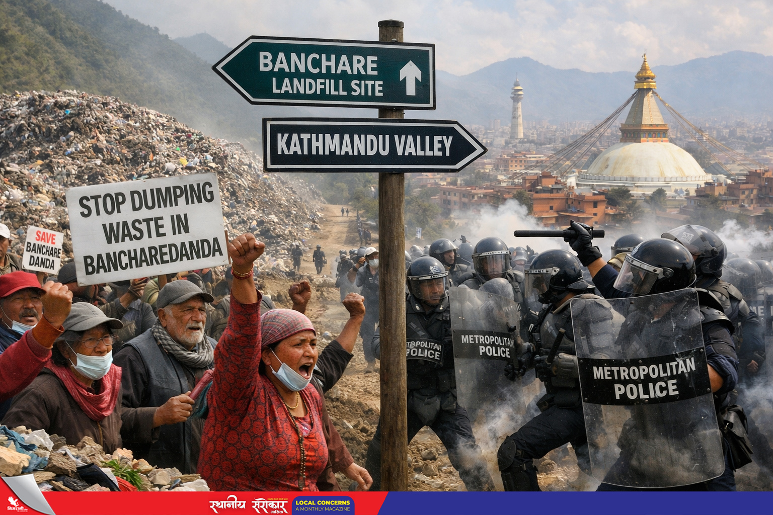 बञ्चरेडाँडा ल्यान्डफिल साइट र काठमाडौँ उपत्यकाको लडाइँ