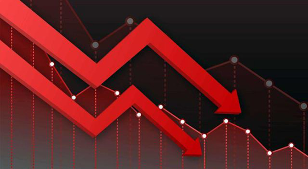 नेप्से परिसूचकमा १९ अङ्कको गिरावट