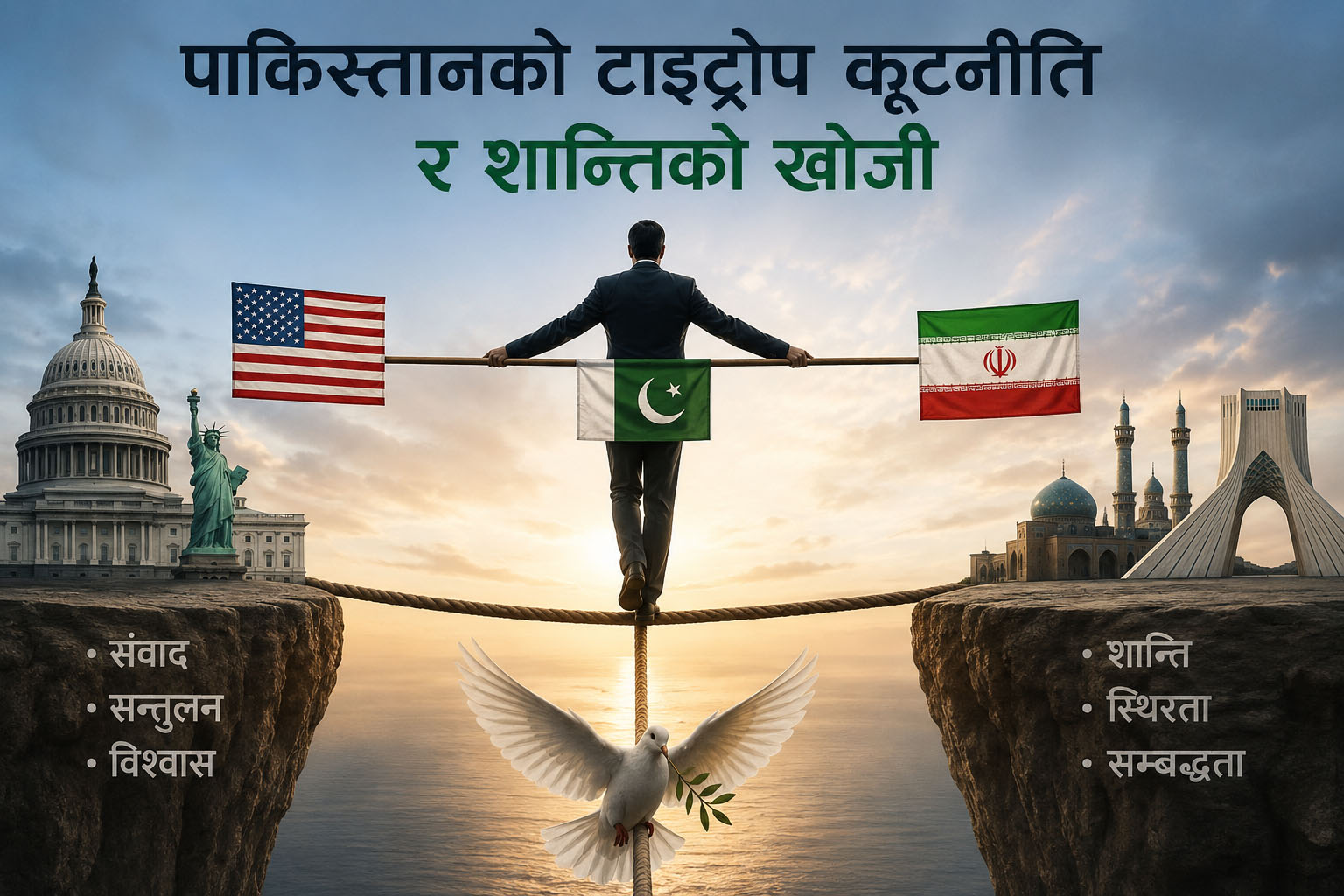 पाकिस्तानको सन्तुलित कूटनीति : अमेरिका–इरान तनाव समाधानको सम्भावना
