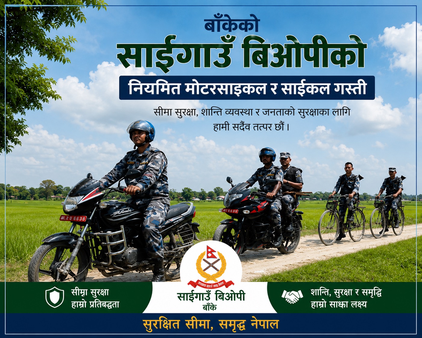 लुम्बिनी सीमामा डीआईजी अधिकारीको ‘एक्सन’, तस्करी र सीमा अपराधविरुद्ध सशस्त्र प्रहरी आक्रामक