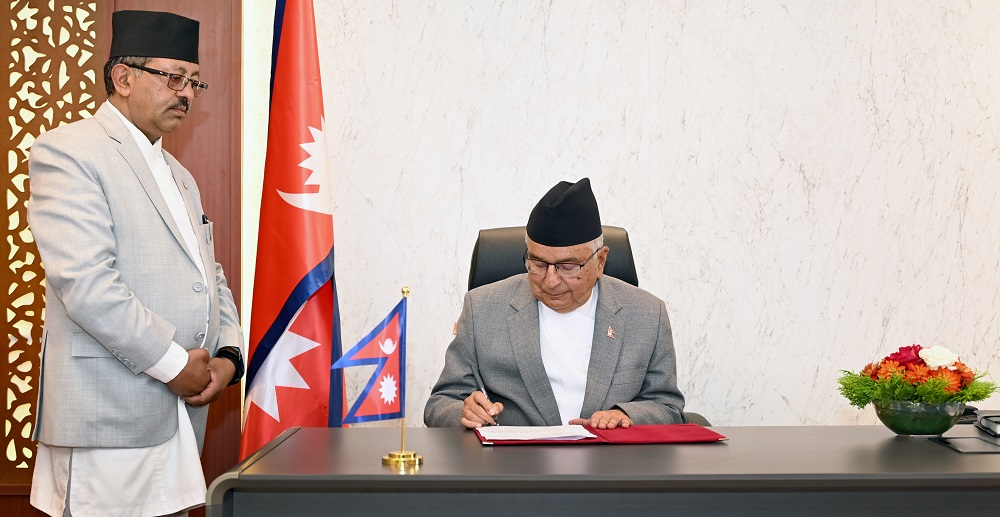 राष्ट्रपतिद्वारा चार विधेयक प्रमाणीकरण : कार्यान्वयनमा अब सरकारको परीक्षा